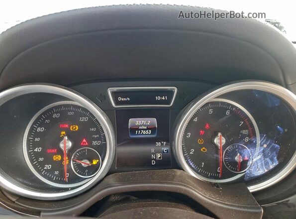 4JGDF6EE0HA897409 2017 MERCEDES-BENZ GLS Blue Вид щитка приладів
