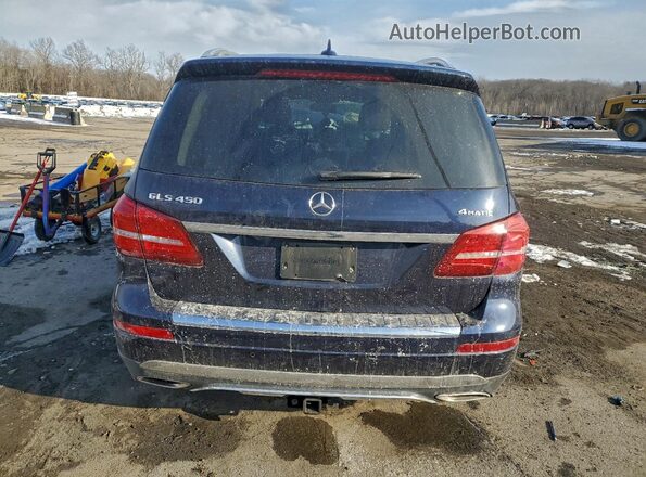 4JGDF6EE0HA897409 2017 MERCEDES-BENZ GLS Blue Вид ззаду
