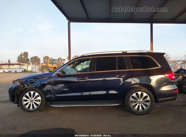 4JGDF6EE0KB224931 2019 MERCEDES-BENZ GLS 450 Синий Панорамный вид салона 360°