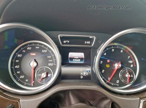 4JGDF6EE0KB239820 2019 MERCEDES-BENZ GLS White Вид щитка приладів