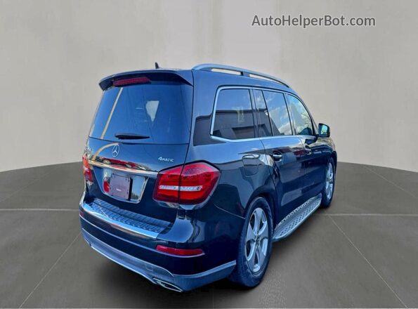 4JGDF6EE1JB000372 2018 MERCEDES-BENZ GLS Черный Передняя правая четверть