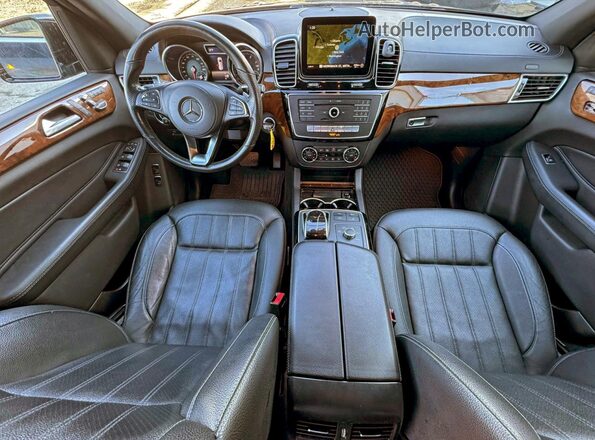 4JGDF6EE1JB000372 2018 MERCEDES-BENZ GLS Черный Вид щитка приборов