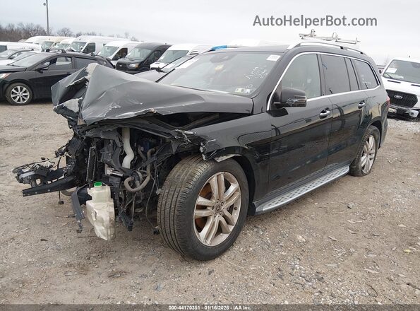 4JGDF6EE1JB075931 2018 MERCEDES-BENZ GLS 450 Черный Передняя левая четверть