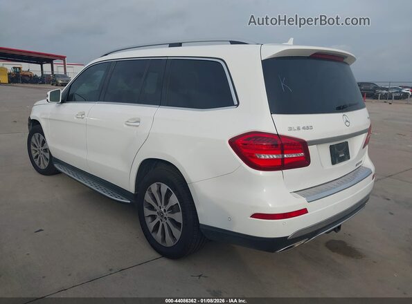 4JGDF6EE1KB220659 2019 MERCEDES-BENZ GLS 450 Белый Задняя левая четверть