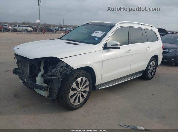 4JGDF6EE1KB220659 2019 MERCEDES-BENZ GLS 450 Белый Передняя левая четверть