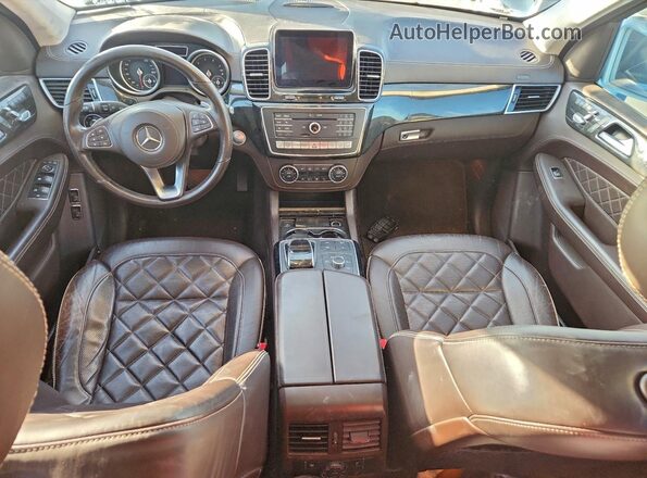 4JGDF6EE2HA778163 2017 MERCEDES-BENZ GLS White Widok deski rozdzielczej