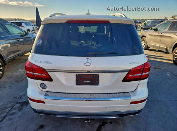 4JGDF6EE2HA778163 2017 MERCEDES-BENZ GLS White Widok z tyłu