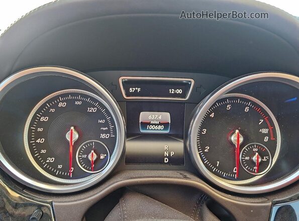 4JGDF6EE2HA778163 2017 MERCEDES-BENZ GLS White Widok zestawu wskaźników