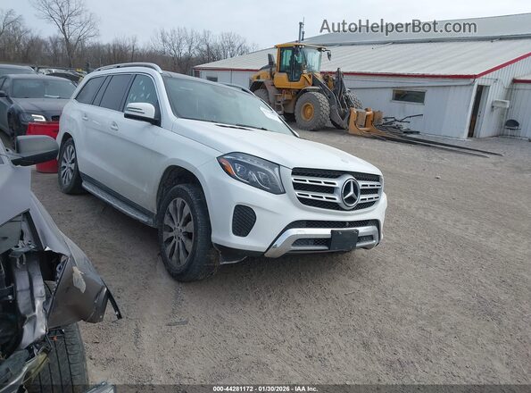 4JGDF6EE2HA800257 2017 MERCEDES-BENZ GLS 450 Белый Передняя правая четверть