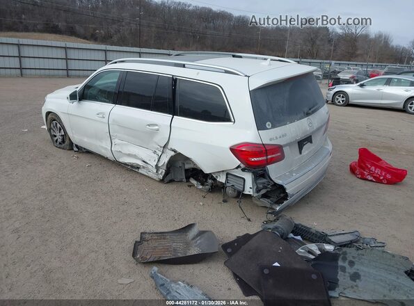 4JGDF6EE2HA800257 2017 MERCEDES-BENZ GLS 450 Белый Задняя левая четверть