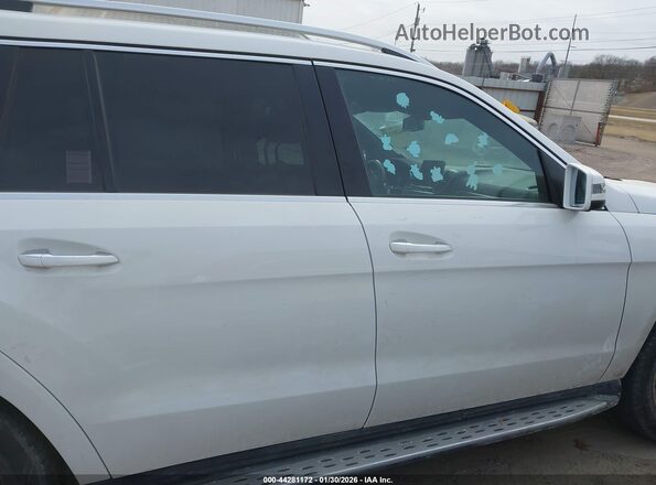 4JGDF6EE2HA800257 2017 MERCEDES-BENZ GLS 450 Белый Вид задней части салона
