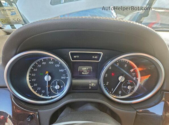 4JGDF6EE3GA644910 2016 MERCEDES-BENZ GL-CLASS Белый Вид щитка приборов