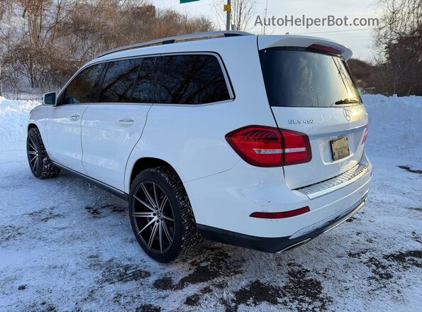 4JGDF6EE3KB183212 2019 MERCEDES-BENZ GLS Белый Передняя правая четверть