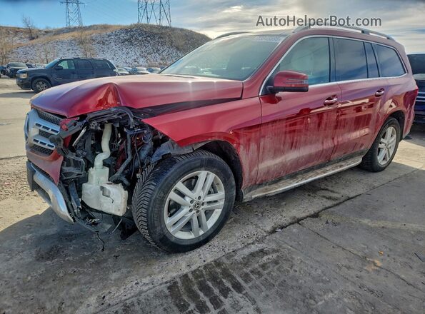 4JGDF6EE3KB235700 2019 MERCEDES-BENZ GLS Красный Передняя левая четверть