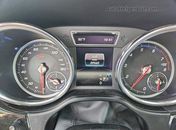 4JGDF6EE3KB235700 2019 MERCEDES-BENZ GLS Красный Вид щитка приборов