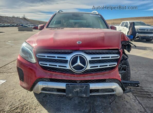 4JGDF6EE3KB235700 2019 MERCEDES-BENZ GLS Красный Вид спереди