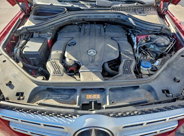 4JGDF6EE3KB235700 2019 MERCEDES-BENZ GLS Красный Вид подкапотного пространства