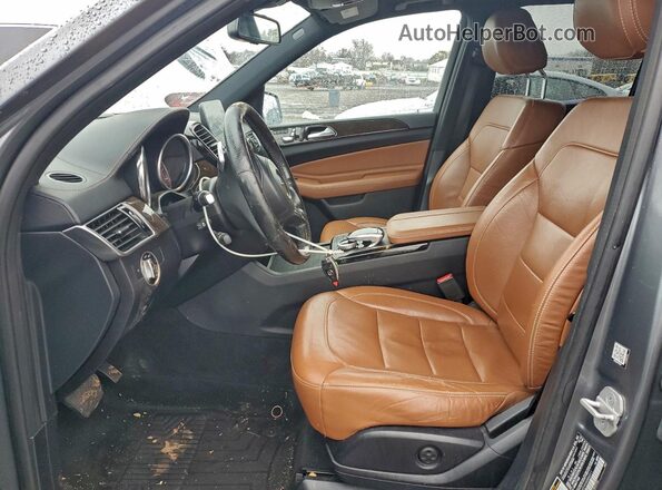4JGDF6EE4HA886011 2017 MERCEDES-BENZ GLS Серый Вид салона спереди