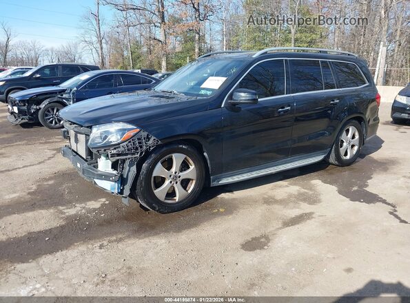 4JGDF6EE4JB149570 2018 MERCEDES-BENZ GLS 450 Black Przód lewy