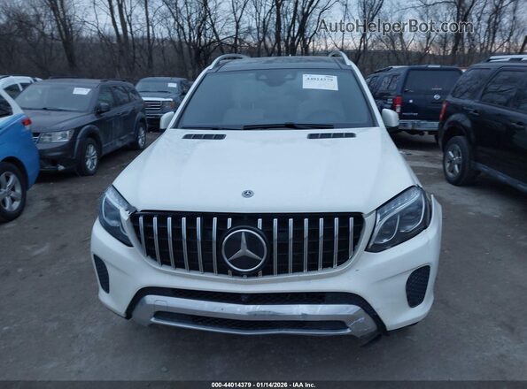 4JGDF6EE4JB160469 2018 MERCEDES-BENZ GLS 450 White Front view