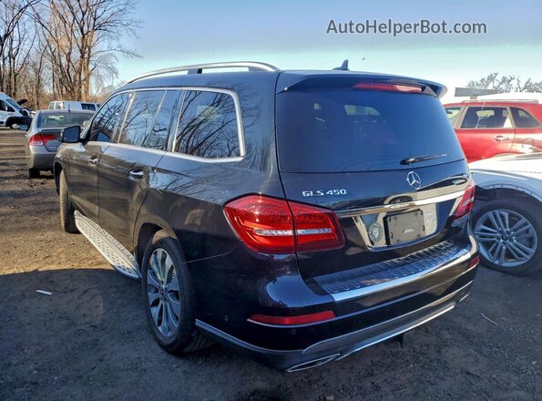 4JGDF6EE4JB181886 2018 MERCEDES-BENZ GLS Black Tył lewy
