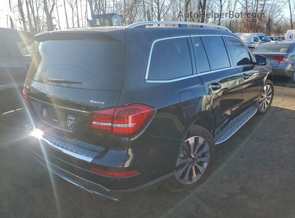 4JGDF6EE4JB181886 2018 MERCEDES-BENZ GLS Black Tył prawy