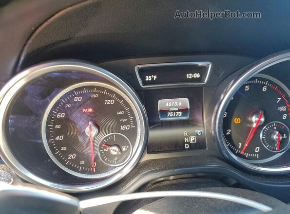 4JGDF6EE4JB181886 2018 MERCEDES-BENZ GLS Black Widok zestawu wskaźników