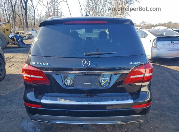 4JGDF6EE4JB181886 2018 MERCEDES-BENZ GLS Black Widok z tyłu