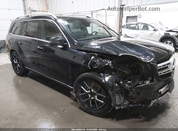 4JGDF6EE4KB229615 2019 MERCEDES-BENZ GLS 450 Черный Передняя правая четверть