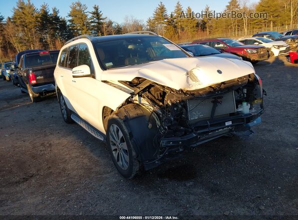 4JGDF6EE7JB122797 2018 MERCEDES-BENZ GLS 450 Белый Передняя правая четверть