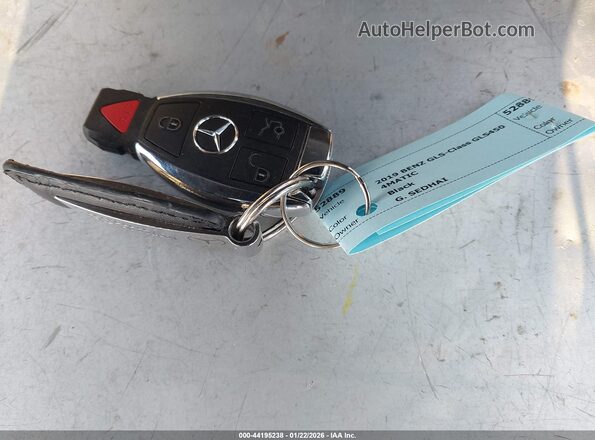 4JGDF6EE7KB212405 2019 MERCEDES-BENZ GLS 450 Black Widok deski rozdzielczej