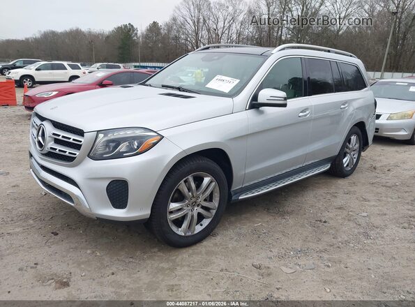 4JGDF6EE7KB238650 2019 MERCEDES-BENZ GLS 450 Silver წინა მარცხენა ხედი სამი მეოთხედიდან
