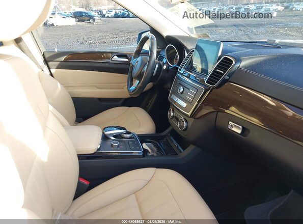 4JGDF6EE8JB049133 2018 MERCEDES-BENZ GLS 450 Серый Вид салона спереди