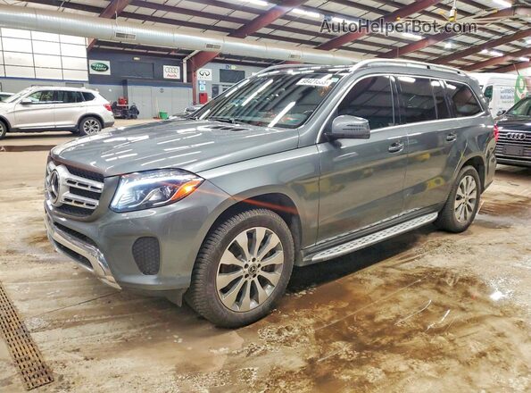 4JGDF6EE8JB173256 2018 MERCEDES-BENZ GLS Gray Vista tres cuartos delantera izquierda