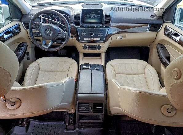 4JGDF6EE9JB017758 2018 MERCEDES-BENZ GLS White Widok deski rozdzielczej