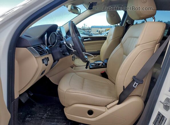 4JGDF6EE9JB017758 2018 MERCEDES-BENZ GLS White Widok wnętrza z przodu