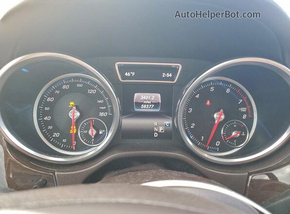 4JGDF6EE9JB017758 2018 MERCEDES-BENZ GLS White Widok zestawu wskaźników