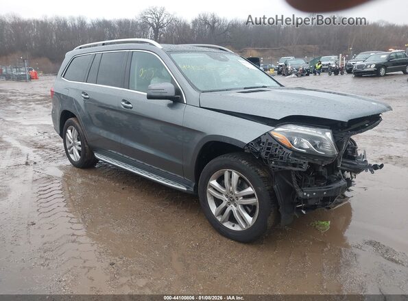 4JGDF6EE9KB183215 2019 MERCEDES-BENZ GLS 450 Серый Передняя правая четверть