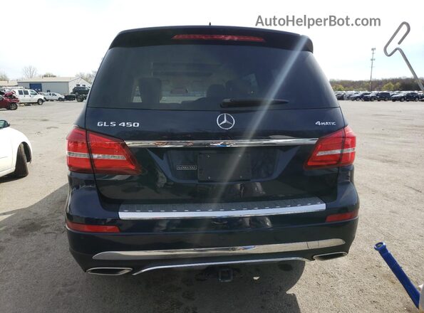 4JGDF6EE9KB237449 2019 MERCEDES-BENZ GLS Blue Вид ззаду