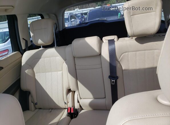 4JGDF6EE9KB237449 2019 MERCEDES-BENZ GLS Blue Вид задніх сидінь