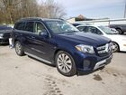 2019 Mercedes-benz Gls 450 4matic Blue vin: 4JGDF6EE9KB237449