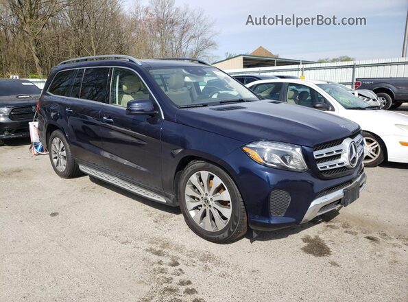 4JGDF6EE9KB237449 2019 MERCEDES-BENZ GLS Blue Передня права чверть