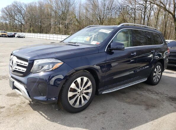 4JGDF6EE9KB237449 2019 MERCEDES-BENZ GLS Blue Передня ліва чверть