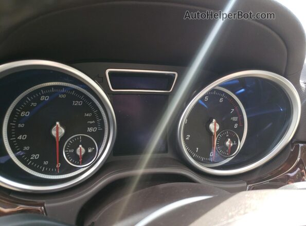 4JGDF6EE9KB237449 2019 MERCEDES-BENZ GLS Blue Вид щитка приладів