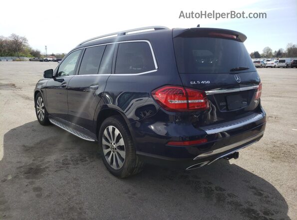 4JGDF6EE9KB237449 2019 MERCEDES-BENZ GLS Blue Задня ліва чверть