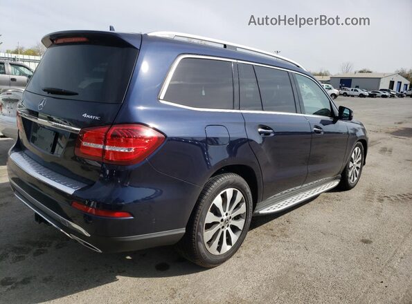 4JGDF6EE9KB237449 2019 MERCEDES-BENZ GLS Blue Задня права чверть