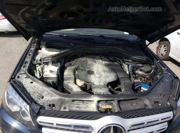 4JGDF6EE9KB237449 2019 MERCEDES-BENZ GLS Blue Вид підкапотного простору