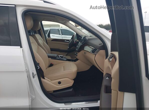 4JGDF6EEXHA972181 2017 MERCEDES-BENZ GLS 450 Белый Вид салона спереди