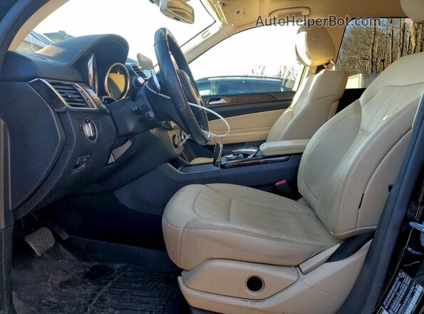 4JGDF6EEXKB228503 2019 MERCEDES-BENZ GLS Black Front interior view
