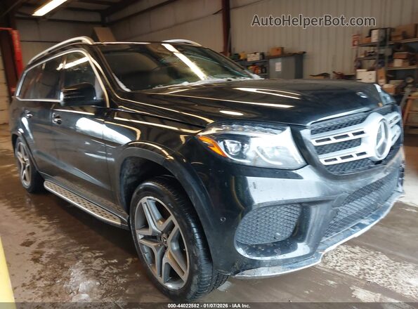 4JGDF7DE3JB002972 2018 MERCEDES-BENZ GLS 550 Черный Передняя правая четверть
